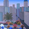 Downtown Terrace - Image Size : 13x18 Inches