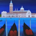 Storm in Venise - Image Size : 13x16 Inches